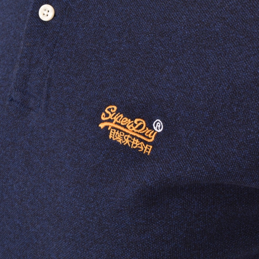 Alternative Image for ProductSuperdry Classic Polo T Shirt Navy3